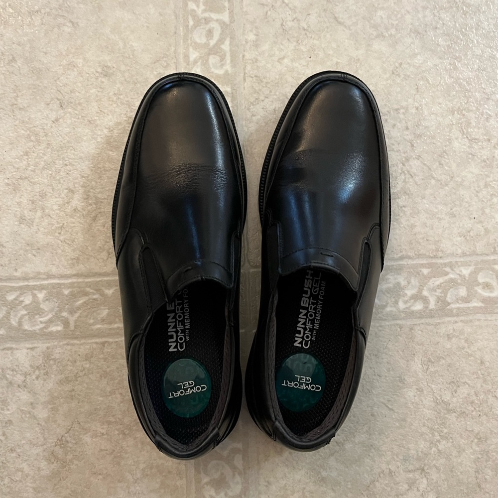 Nunn Bush Myles Street Black Dress Shoes
